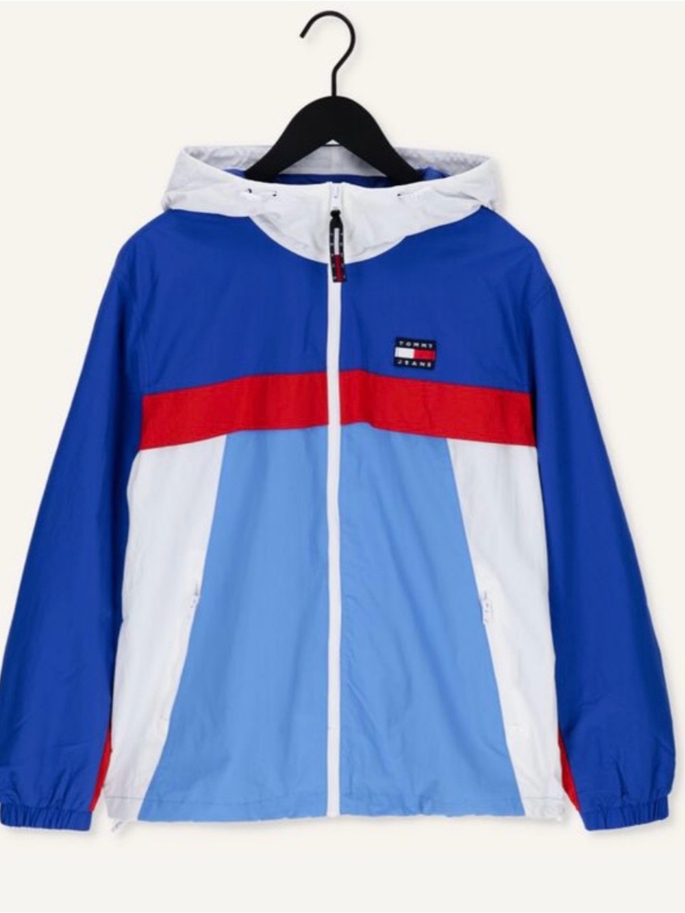 TOMMY HILFIGER | CHICAGO COLOURBLOCK WINDBREAKER JACKET NWOT - SZ L -TOMMY JEANS